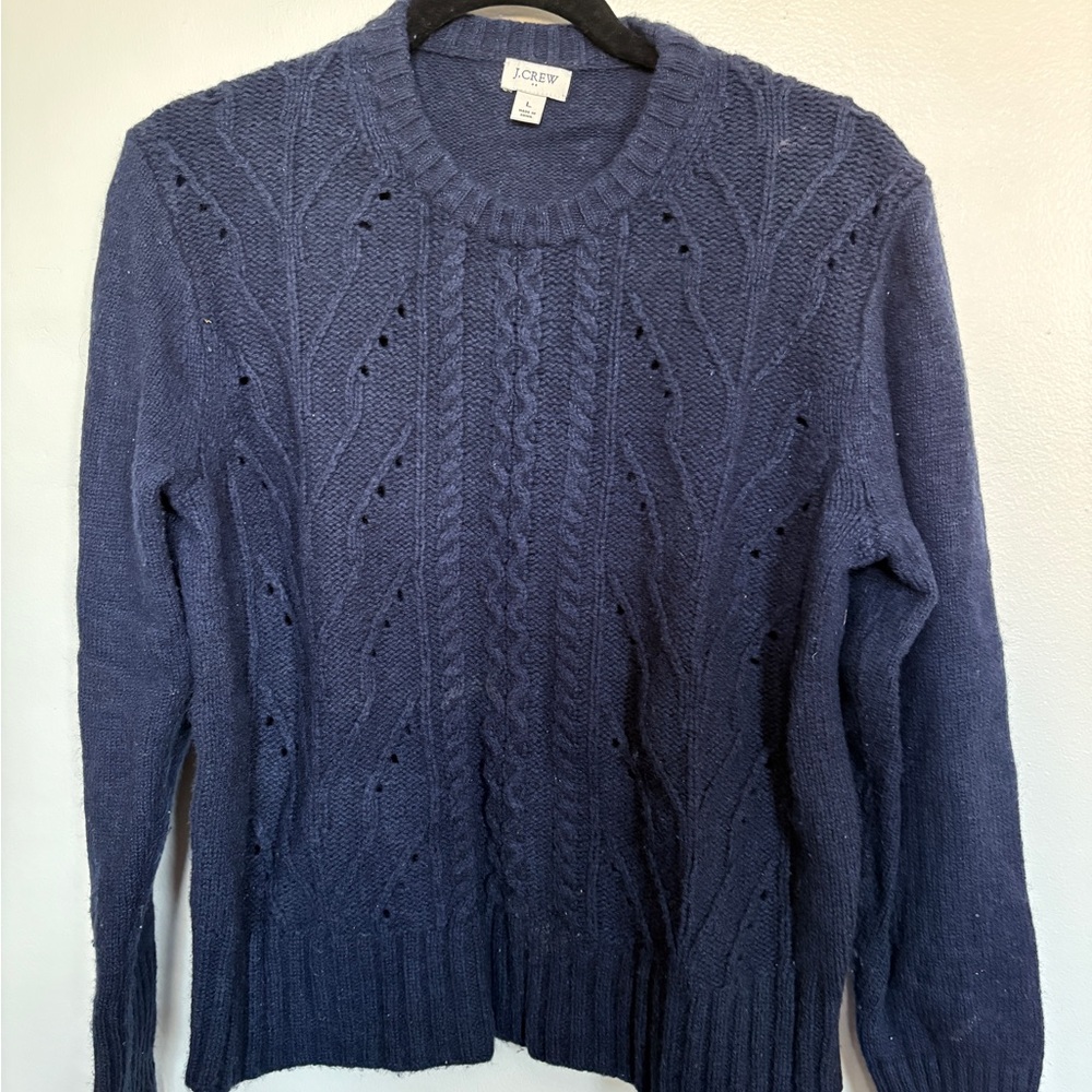 J. Crew Women’s Dark Blue Knit Sweater